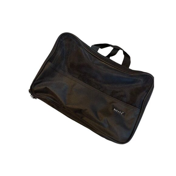 Modella Black Travel Organizer Bag With Zipper Pockets & Handle - Picture 5 of 9